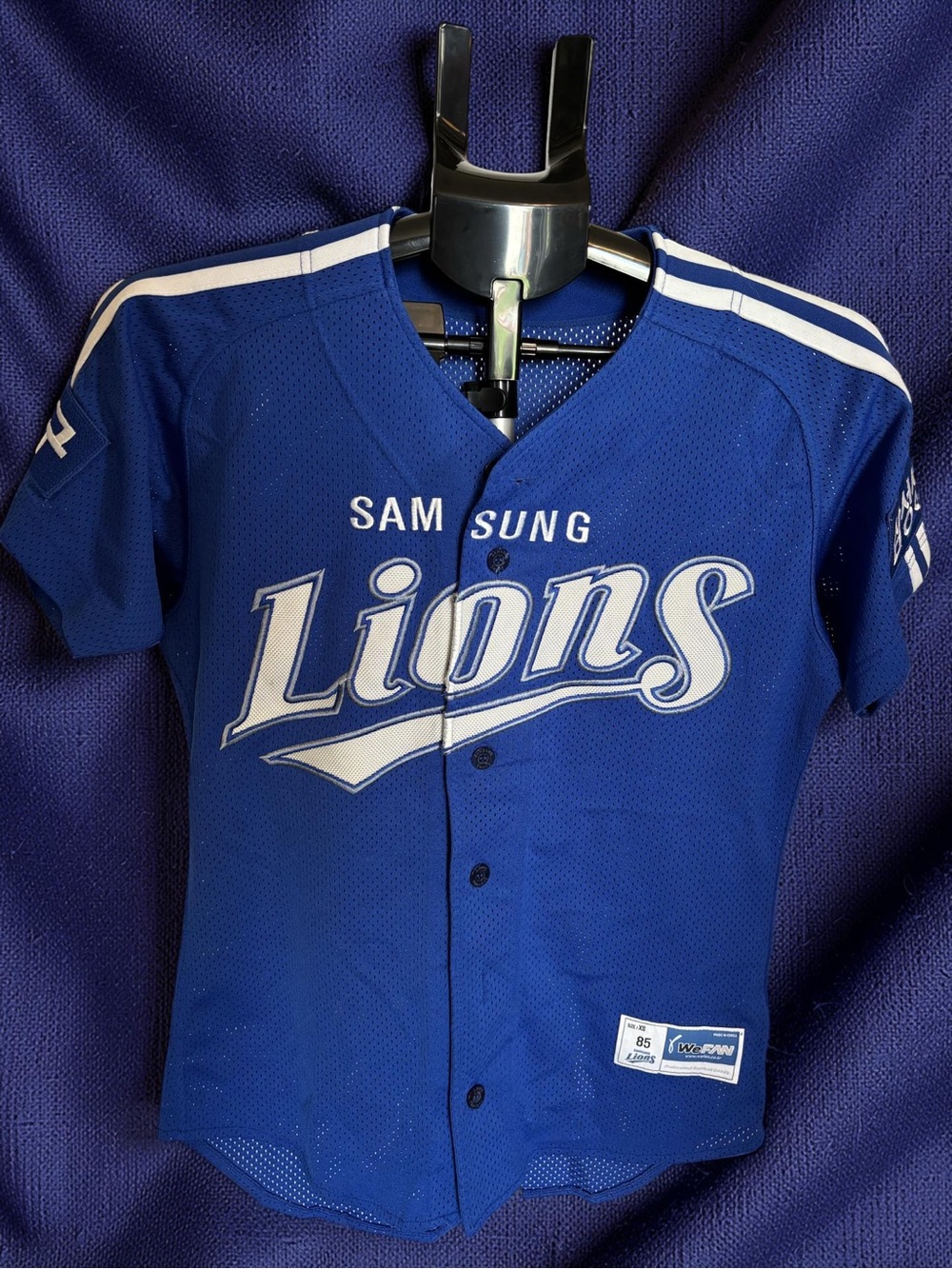 Samsung Royal Blue Women's Lions Baseball Jersey